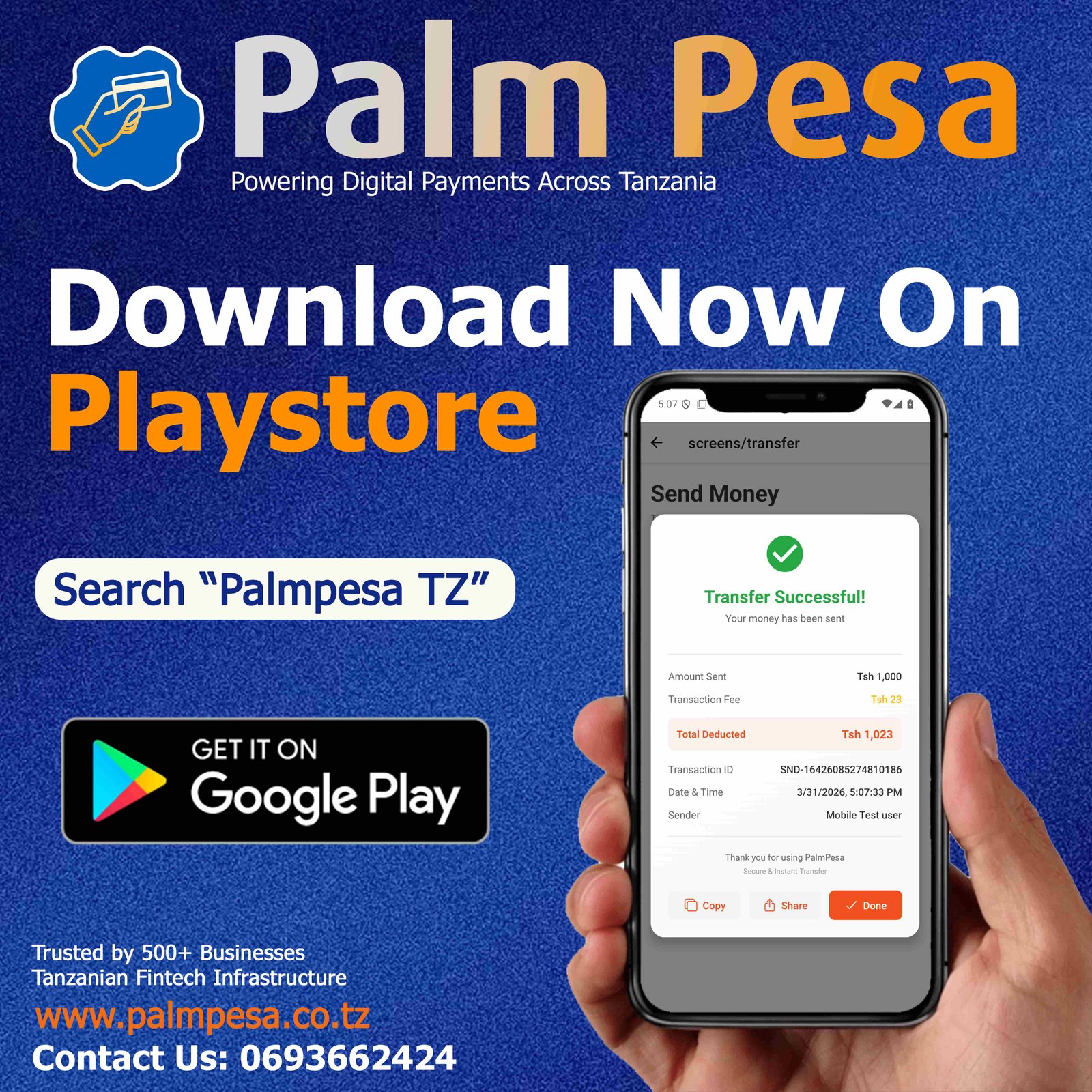 We have updated the Palmpesa system